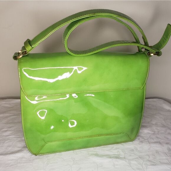 60s patent leather handbag - Picture 2 of 15